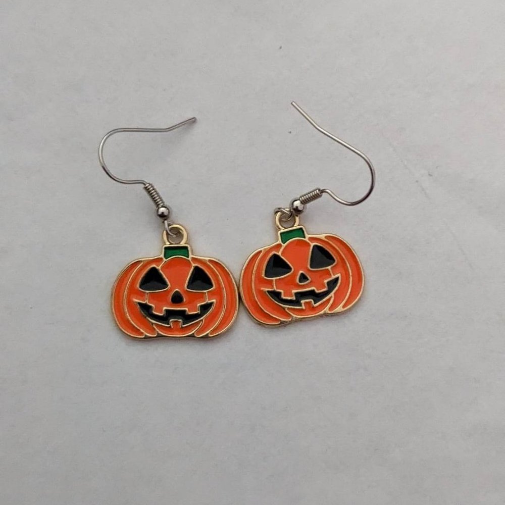 Pumpkin Earrings